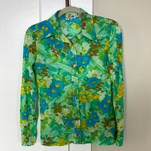 Vintage Lady Manhattan collared blouse